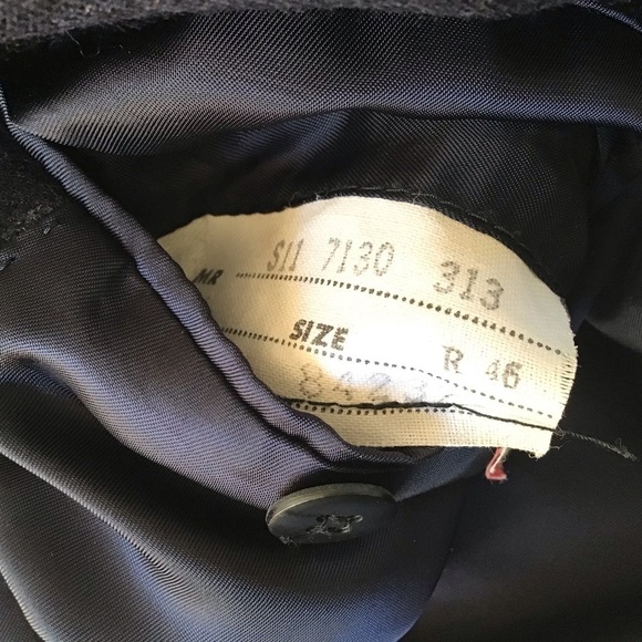 MANCILLAS International Mens 100% Blue Wool Pinstripe Two Button Suit Coat 46R - Picture 10 of 14